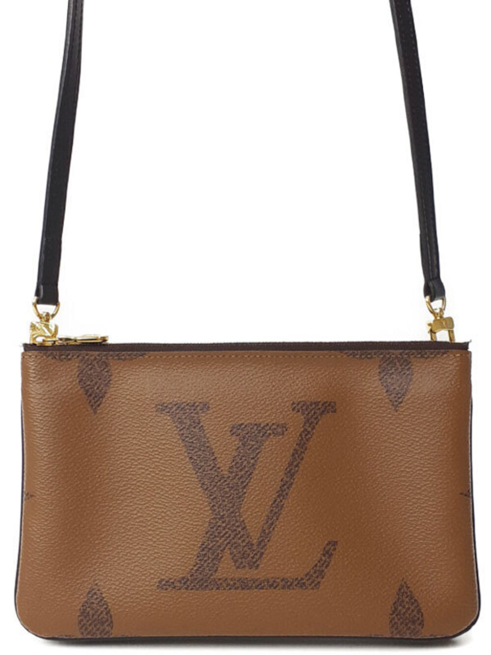Louis Vuitton Monogram Giant Pochette Double Zip Shoulder Bag